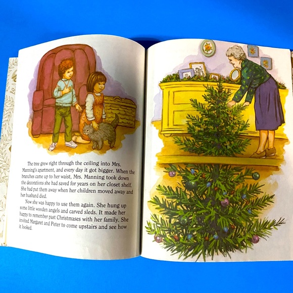 THE CHRISTMAS TREE THAT GREW VTG 80’s A LITTLE GOLDEN BOOK CHRISTMAS STORY - Picture 8 of 11